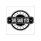 新聞風ヴィンテージ シェイ・セド・イエス! ラバースタンプ (インプリント)