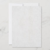 新聞風 現代の馬蹄 ユニークな写真 ウェディング セーブザデート (裏面)