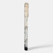 新聞鳥グランジ丁合スクラップブックモノグラム Case-Mate iPhoneケース (裏面 / 右)