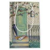 新聞&アンブレラポーチ抱き枕 ミディアムペーパーバッグ (正面)