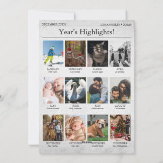 新聞 クリスマス ニュースレター 今年の振り返り