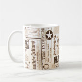 新聞 コーヒーマグカップ (左)