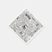 新聞 スタンダードカクテルナプキン (角)