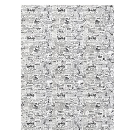 新聞 テーブルクロス (正面)