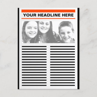 新聞 ポストカード