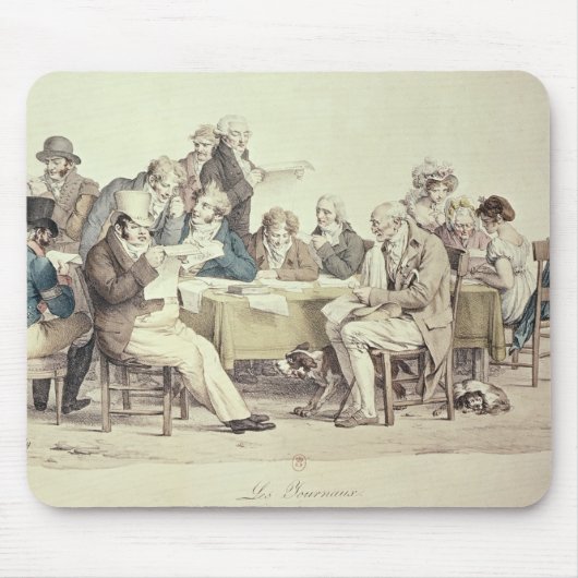 新聞 マウスパッド (正面)