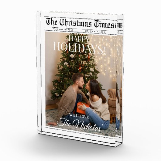 新聞 何年 ブラック ホワイト 写真 クリスマス (右)