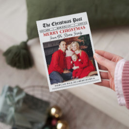 新聞 家族 写真 ニュースレター クリスマス