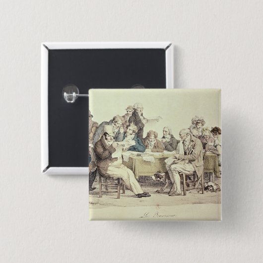 新聞 缶バッジ (正面&裏面)