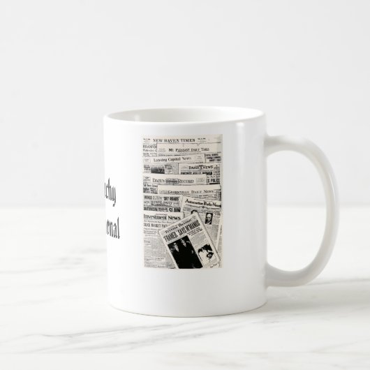 新聞、Allamuchy WebJournal コーヒーマグカップ (右)