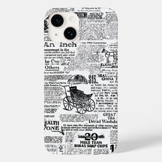 新聞 Case-Mate iPhoneケース (裏面)