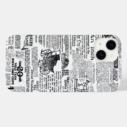 新聞 Case-Mate iPhoneケース (裏面 (横))