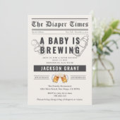 新聞Aベビーが醸造おむつパーティー 招待状 (スタンド正面)