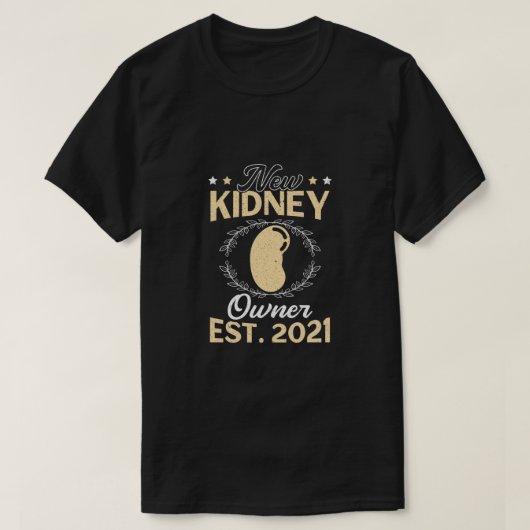 新腎臓移植臓器移植者 Tシャツ (デザイン正面)