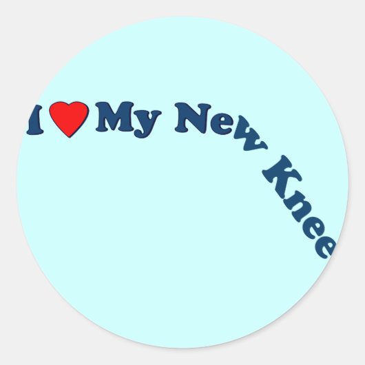 新膝が好き ラウンドシール (正面)