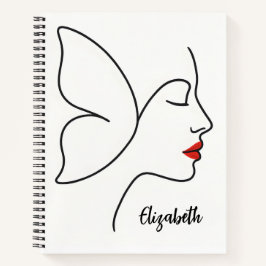 新興の翼 – 隠れた蝶 ノートブック