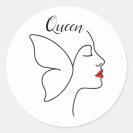 新興の翼 – 隠れた蝶 ラウンドシール