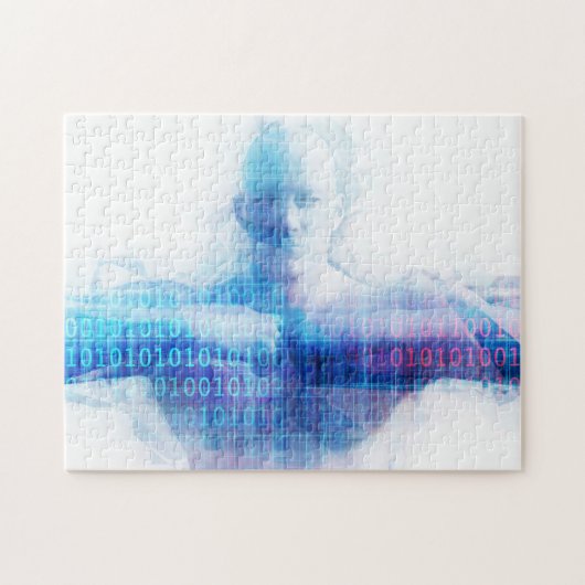 新興テクノロジー産業会社事業 ジグソーパズル (横)