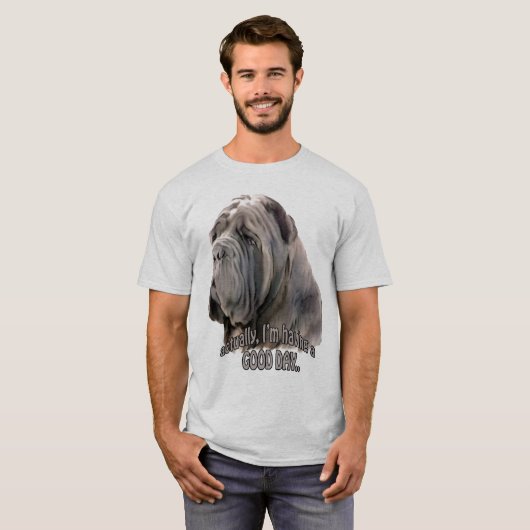 新興種のマスティフ Tシャツ (正面フル)