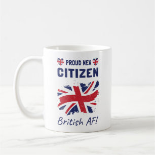 新英国誇りを持った市民市民、市民権式 コーヒーマグカップ