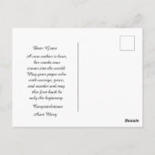 新著者おめでとうヴィンテージブック ポストカード (裏面)