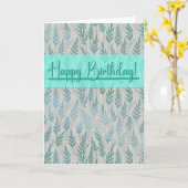 新規および新規誕生日カード カード (黄色い花)