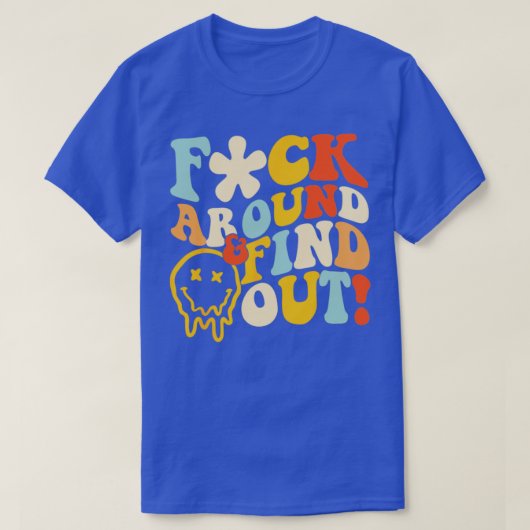 新規のまわりにおよび検索 Tシャツ (デザイン正面)