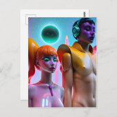 新規の合成肉 ポストカード (正面/裏面)