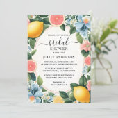 新規アーチフードおもしろいフルーツライムレモンブライダルシャワー 招待状 (スタンド正面)