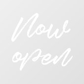 【新規オープン】モダンなビジネスのオープンをお知らせ ウィンドウサイン (シート)