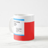 新規カフェインDMEMコーヒーマグ コーヒーマグカップ (正面左)