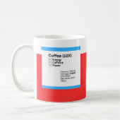 新規カフェインDMEMコーヒーマグ コーヒーマグカップ (左)