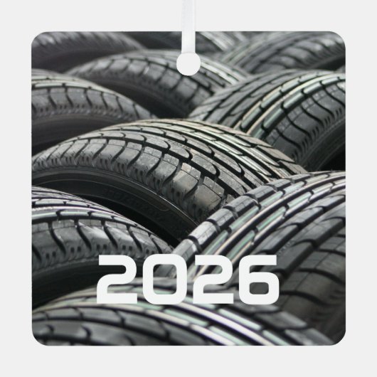 新規タイヤオーナメント メタルオーナメント (正面)