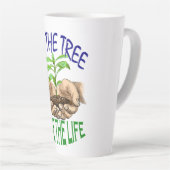 新規デザイン環境にやさしいことをしようトールコーヒーマグ カフェラテマグ (右アングル)