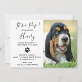 新規ペットドッグパピーパーティー 招待状 (正面)