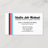 新規レトロ整備士 名刺 (裏面)