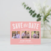 新規レトロ | セーブ・ザ・デート案内 案内ポストカード (スタンド正面)