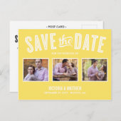 新規レトロ | セーブ・ザ・デート案内 案内ポストカード (正面/裏面)
