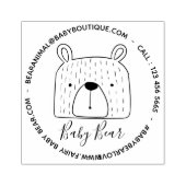 新規住所のビジネスの負担 ラバースタンプ (インプリント)