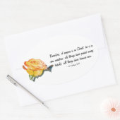 新規作成 楕円形シール (封筒)