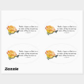 新規作成 楕円形シール (シート)