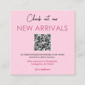 新規到着QRコード名刺 エンクロージャーカード (正面)