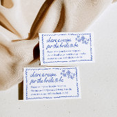 新規市場からのブライダルシャワーレシピ要求 エンクロージャーカード