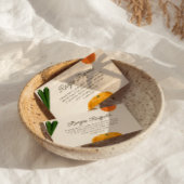 新規市場からのブライダルシャワーレシピ要求 エンクロージャーカード