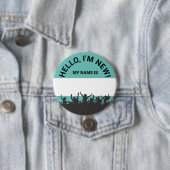 新規従業員のオンボーディングようこそ名ボタン 缶バッジ (インサイチュ)