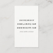 新規採用 |水彩テクスチャ 名刺 (裏面)