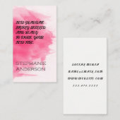 新規採用 |水彩テクスチャ 名刺 (正面/裏面)