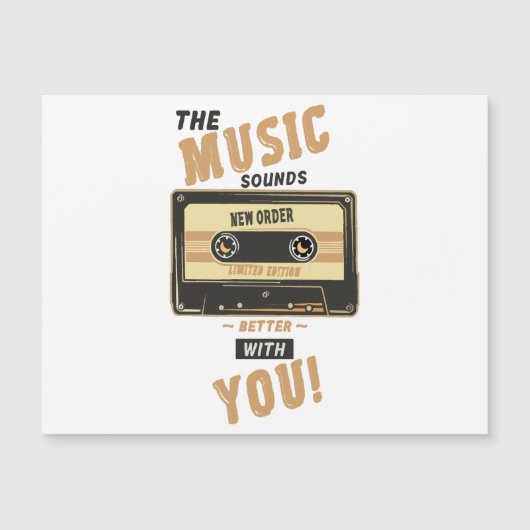 新規注文 – カセットテープ (正面)