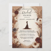 新規秋木製紙リサイクル紙ブライダルシャワー 招待状 (正面)