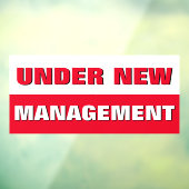 新規管理の小規模ビジネス ウィンドウサイン (シート3)